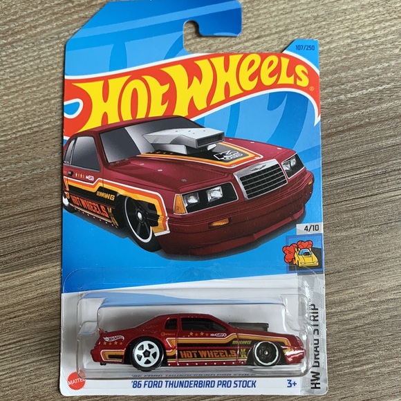 Hot Wheels 1986 Ford Thunderbird Pro Stock 80s Car Drag Strip Hotwheels New 2023 - Picture 7 of 7